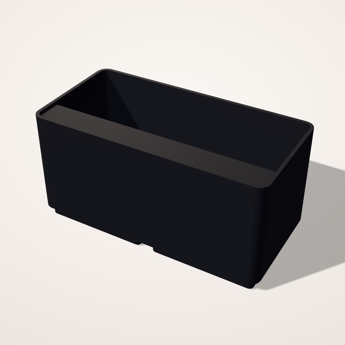 Lot de 4 bacs de rangement Gridfinity 2×1