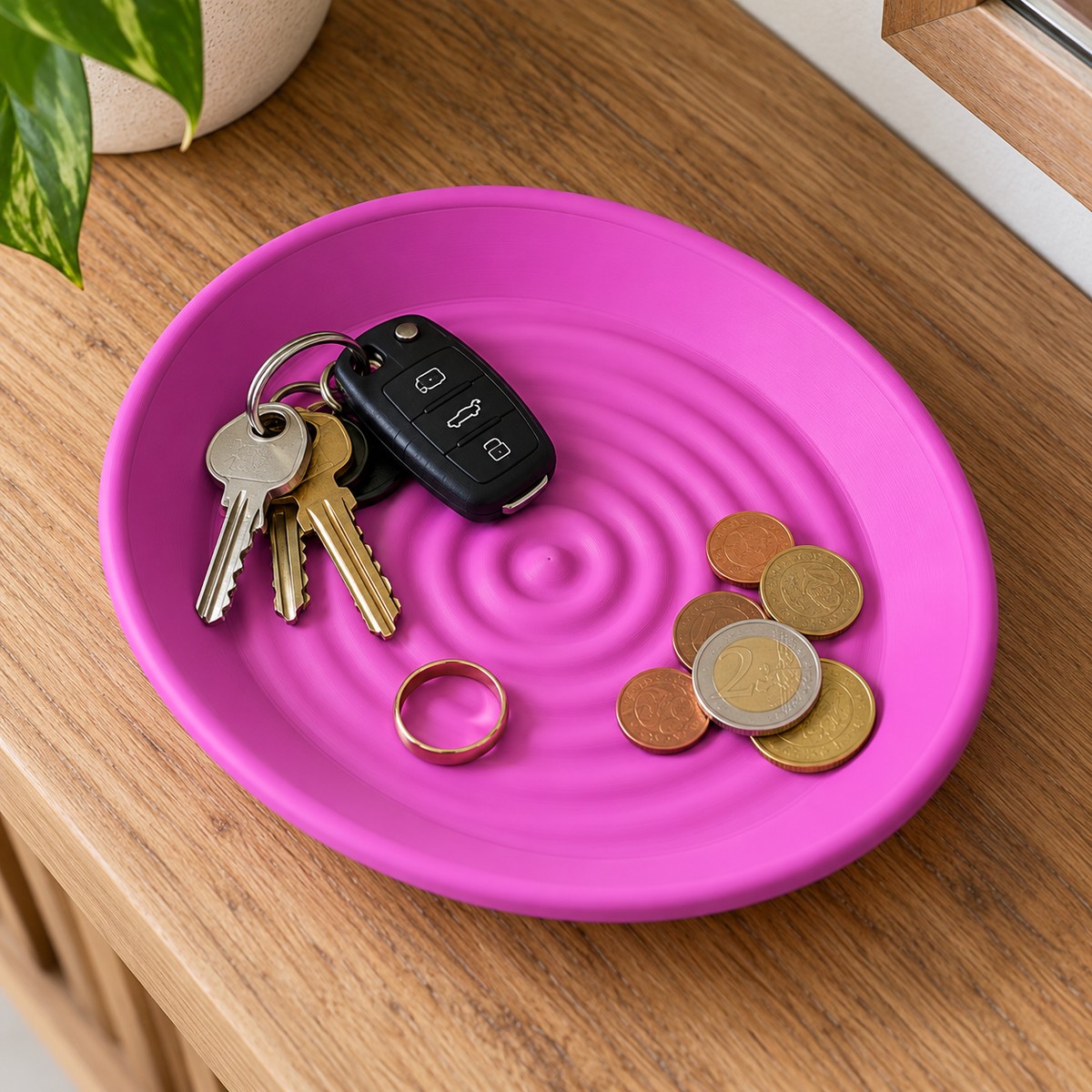 Vide-poche à ondes
