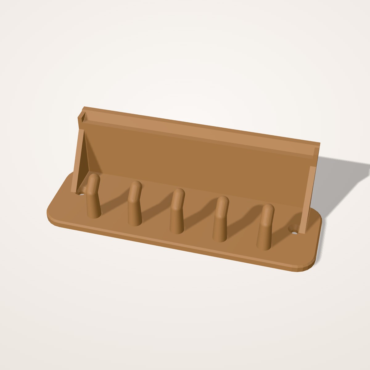 Porte-clés mural minimaliste avec tablette