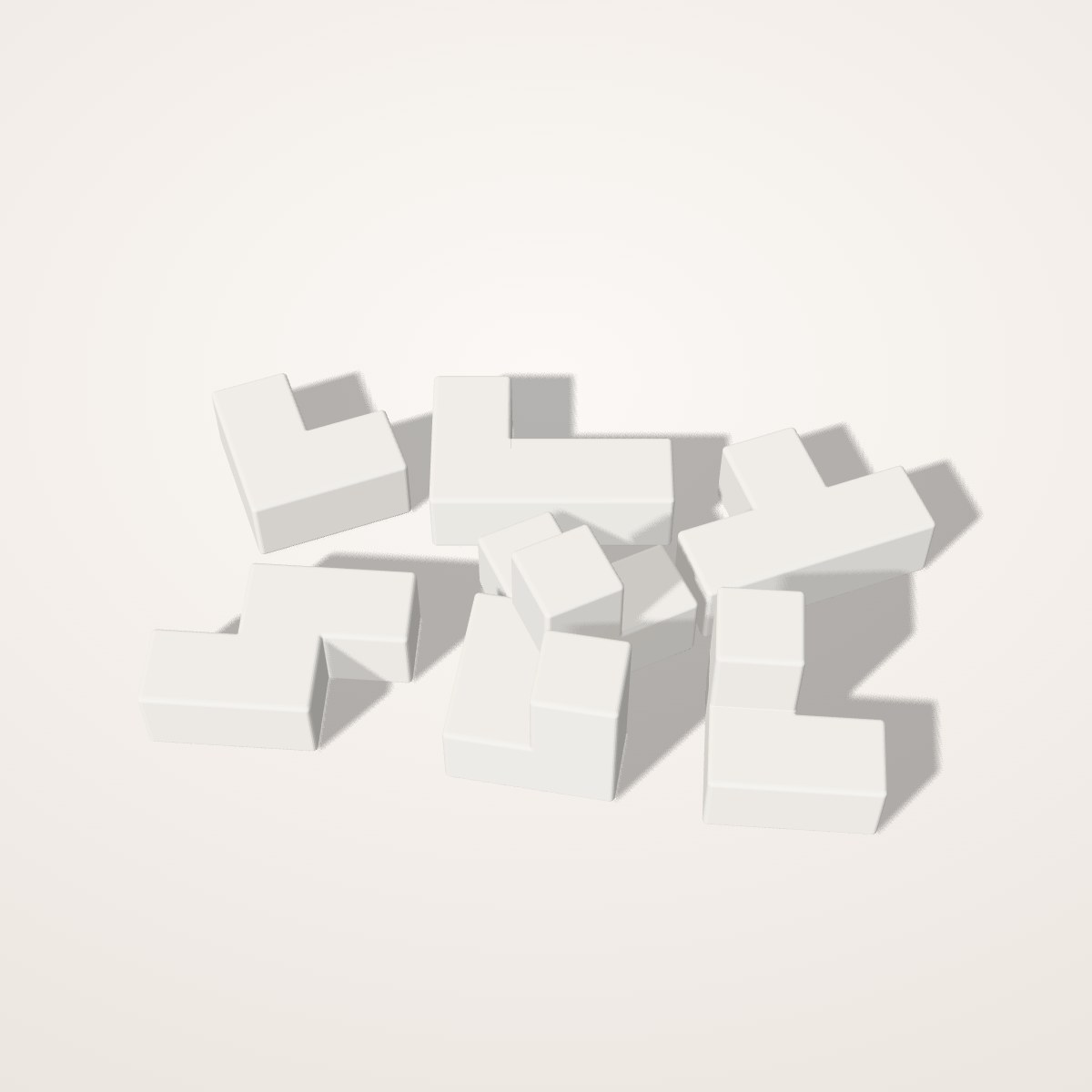 Cube Soma, casse-tête en 7 pièces
