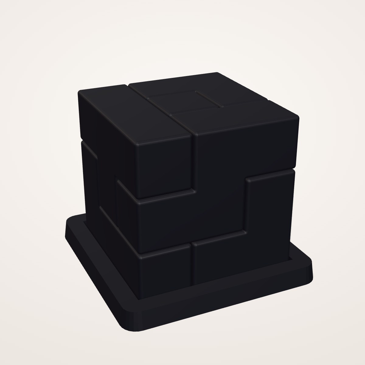 Cube Soma, casse-tête en 7 pièces