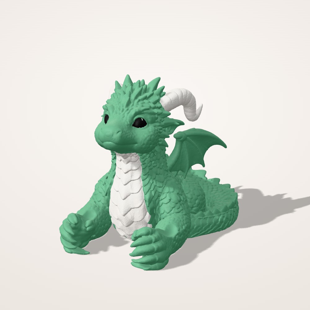 Support manette petit dragon, 28 cm