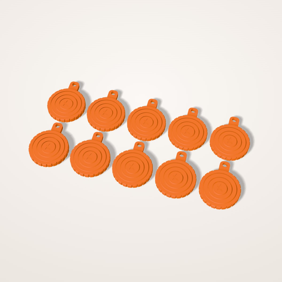 Lot de 10 porte-clés gyroscope anti-stress