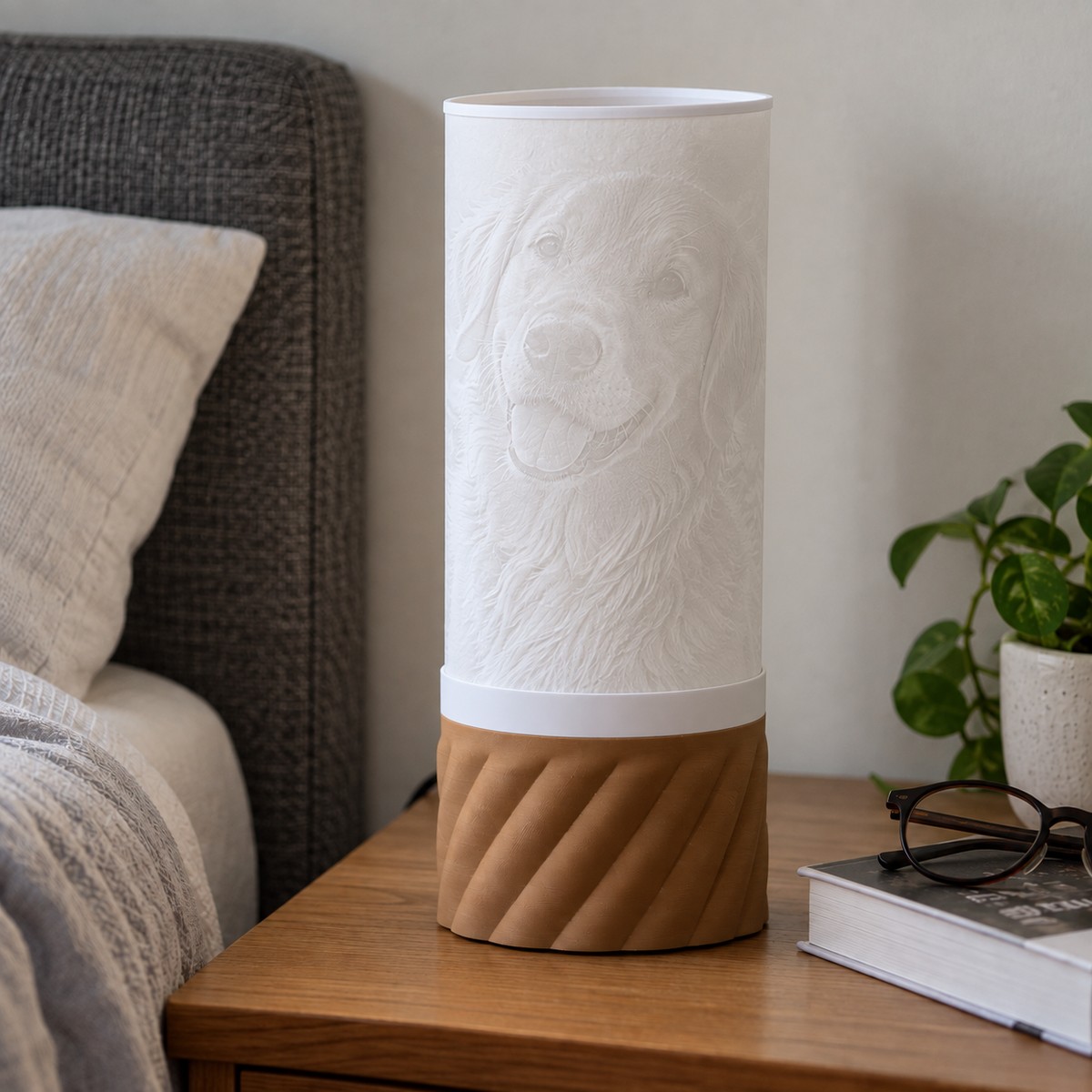 Lampe photo lithophane