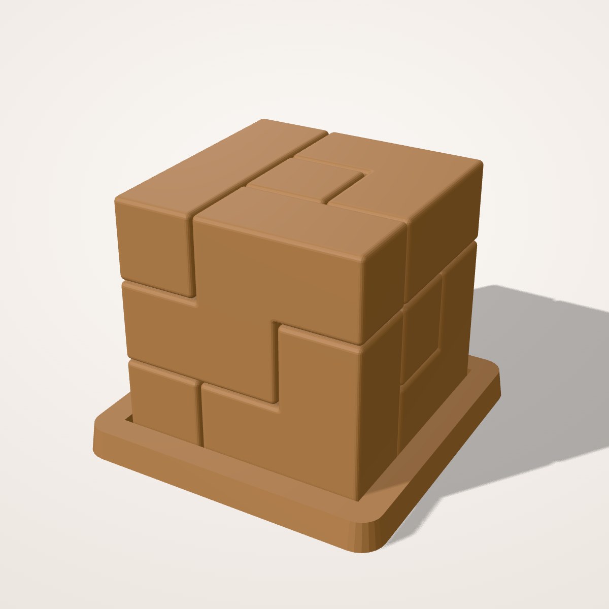 Cube Soma, casse-tête en 7 pièces