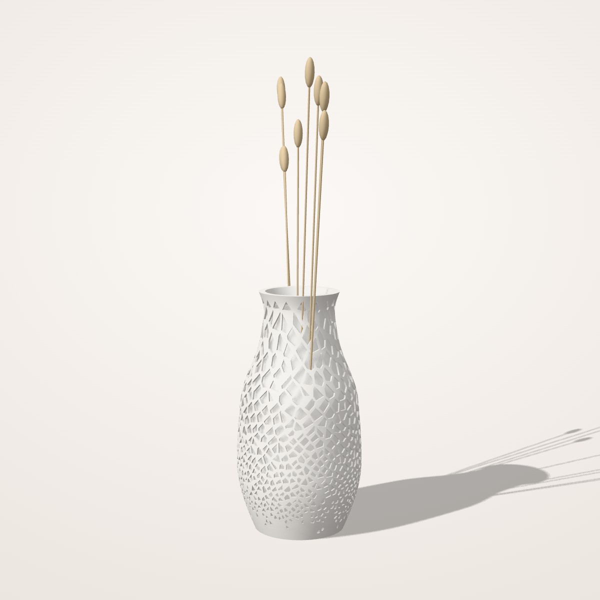 Grand vase Alvéole pour fleurs séchées, 24,5 cm