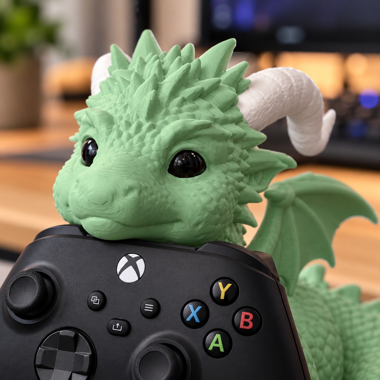 Support manette petit dragon, 28 cm