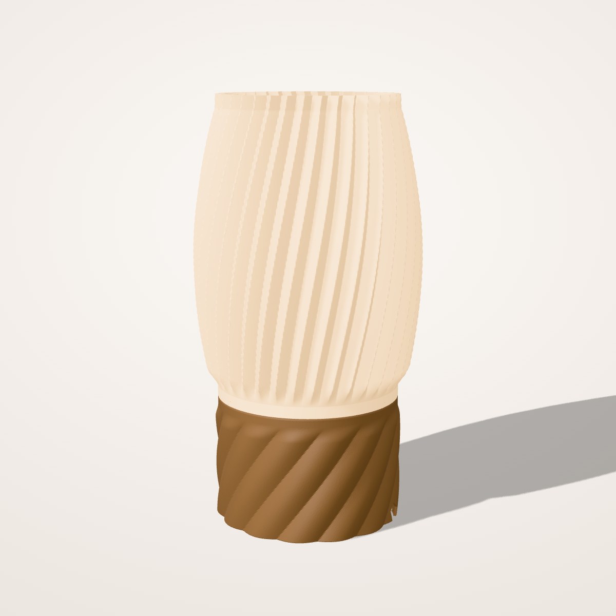 Lampe d’ambiance plissée