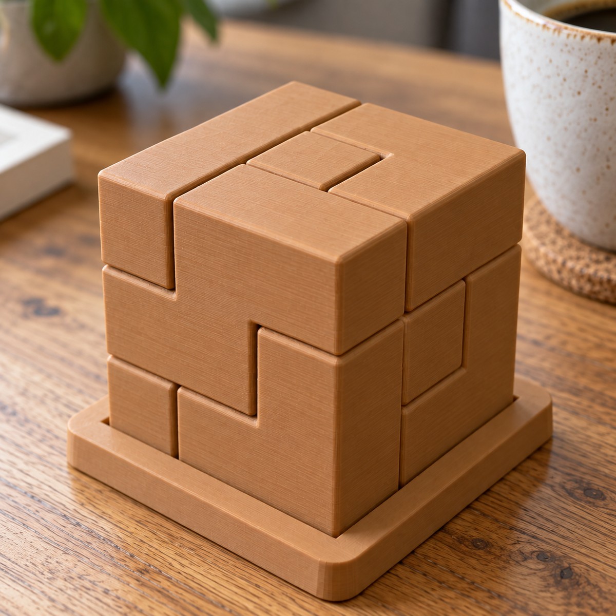 Cube Soma, casse-tête en 7 pièces